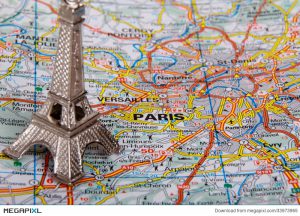 carte de france Paris