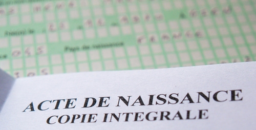 acte de naissance - copie intégrale
